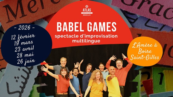 Voorstellingen Babel Games - meertalig improvisatiespektakel