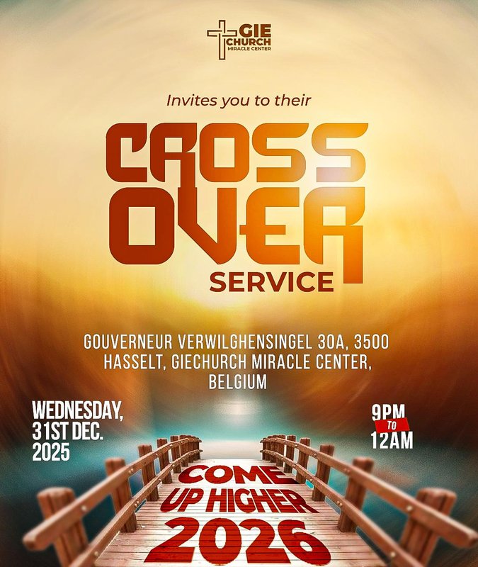 Voordrachten Cross Over Service  Theme: Come Higher