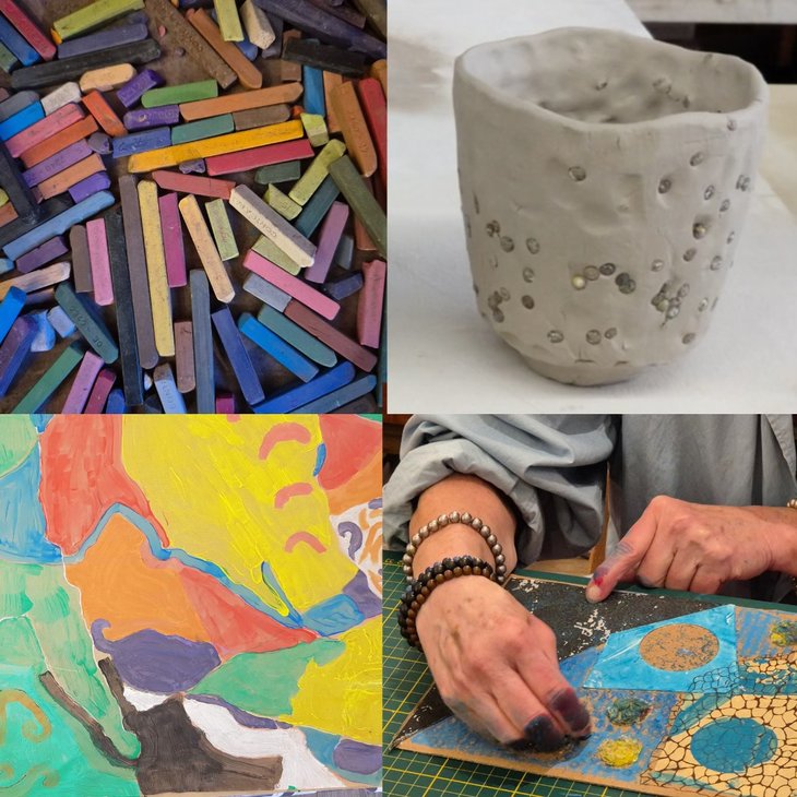 Workshops Creatieve pauze - verkenning gemengde technieken (NL-FR-EN)