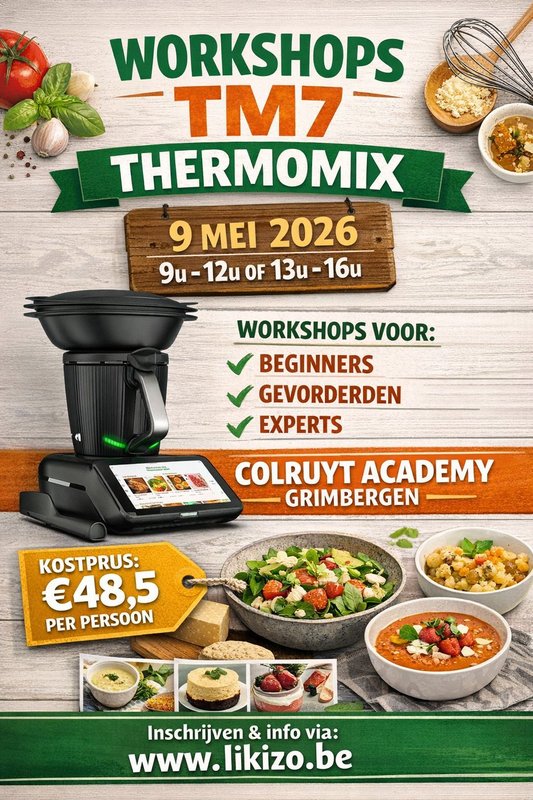 Workshops Kookworkshop Thermomix voor beginners, gevorderden experts