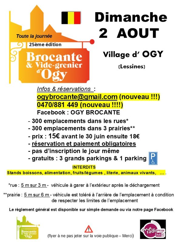  25ste Rommelmarkt Ogy