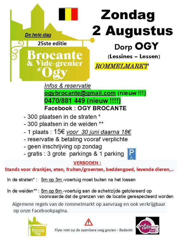  25ste Rommelmarkt Ogy