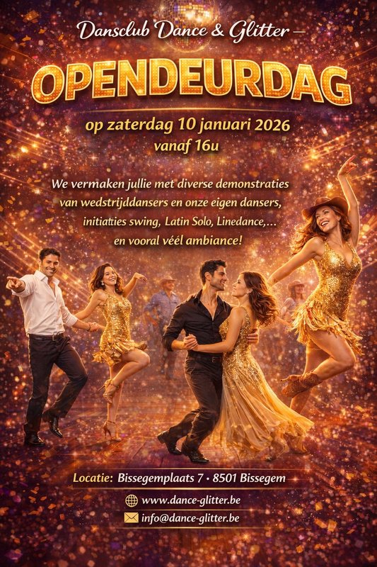 Ontspanning Opendeurdag Dansclub Dance & Glitter