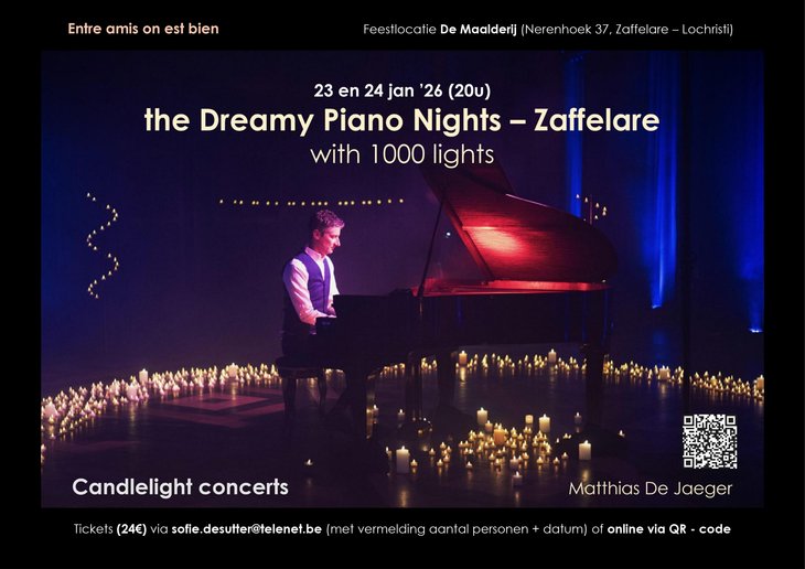 Concerten Dreamy Piano Night - with 1000 lights (Lochristi - candlelightconcert)