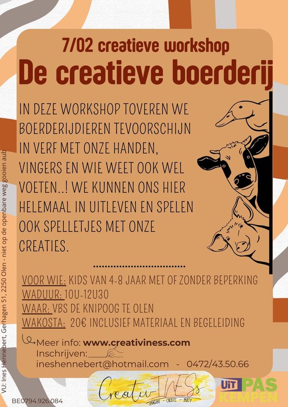 Workshops De Creatieve boerderij