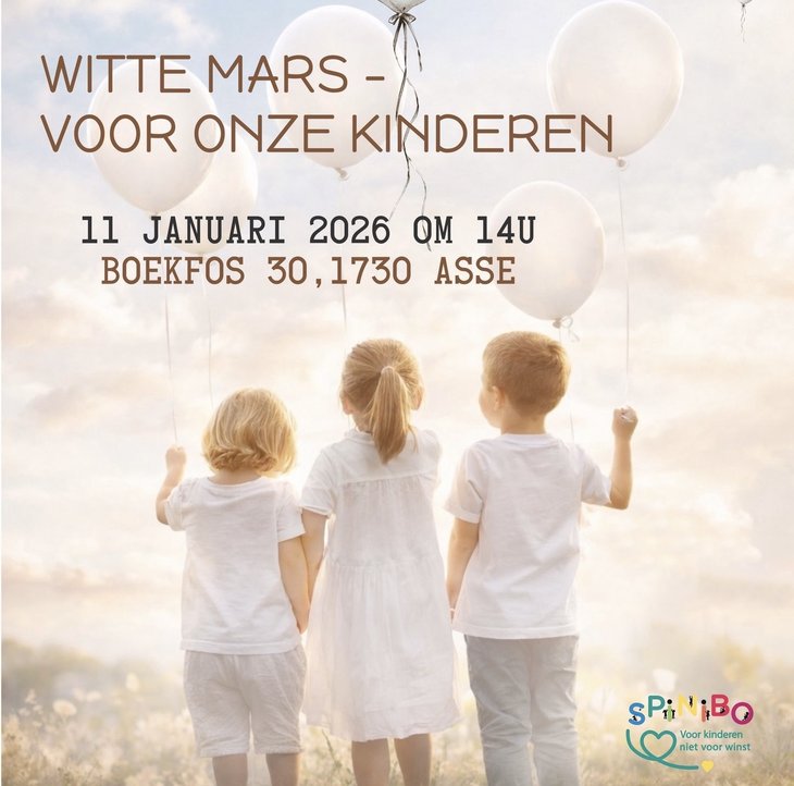 Ontspanning Spinibo’s witte mars - voor jullie kinderen