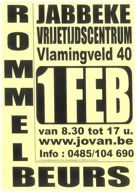  Rommelbeurs Jabbeke - Vrijetijdscentrum - Org. Jovan