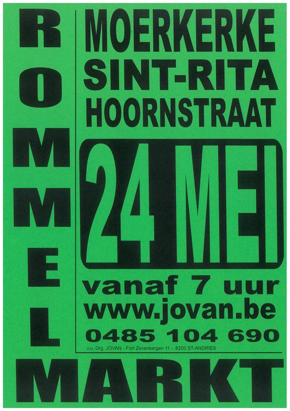  Rommelmarkt Moerkerke Sint-Rita - Org. Jovan