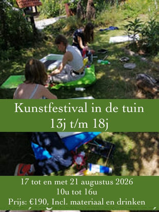 Workshops  Kunstenfestival - kamp voor jongeren