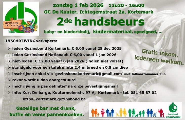  2de handsbeurs gezinsbond Kortemark