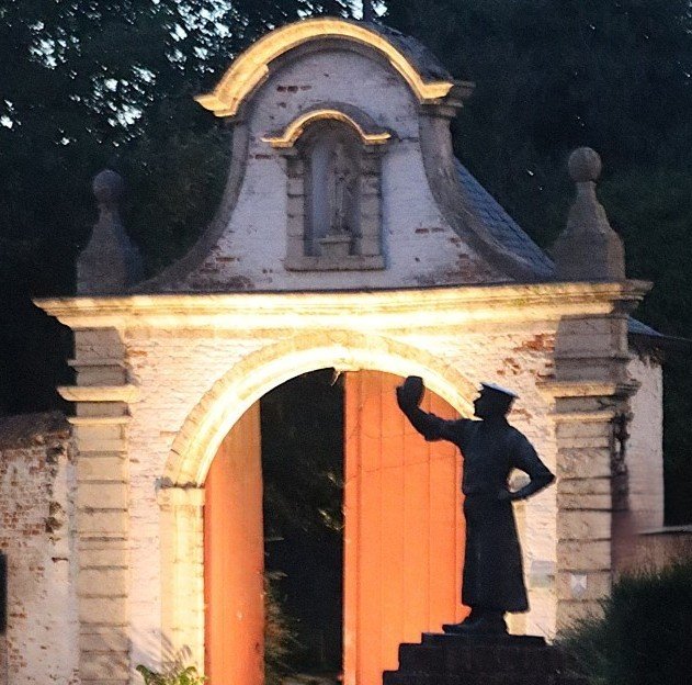 Nachtleven Met nachtwachter ronde middeleeuws