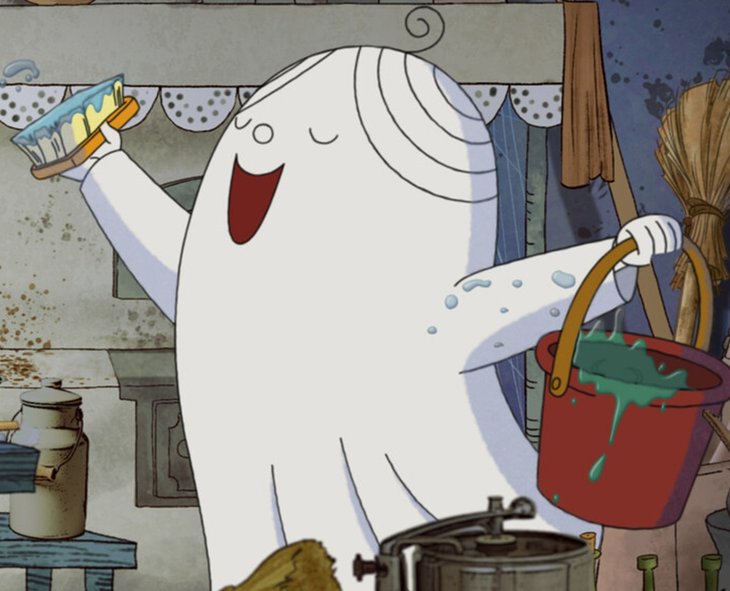 Voorstellingen Kinderfilmnamiddag: kleine spookje Laban spookt weer rond