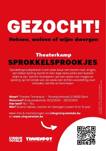 Workshops Theaterkamp: Sprokkelsprookjes