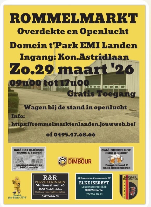  Rommelmarkt domein t park Landen