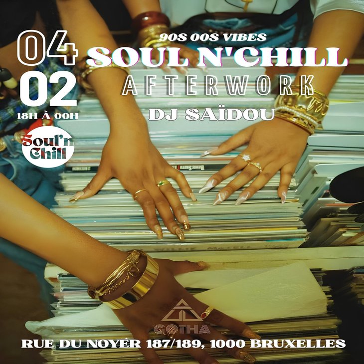 Nachtleven Soul n’Chill afterwork First Edition the year
