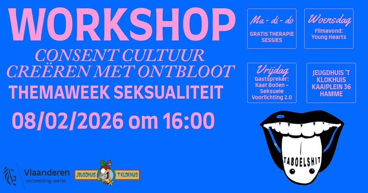 Workshops Workshop Consent Cultuur Creëren Ontbloot - Taboelshit - Seksualiteit