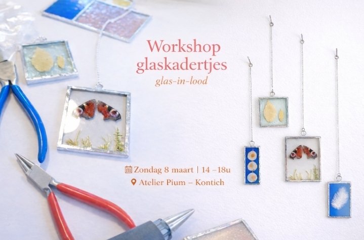 Workshops Maak jouw unieke glashangers - glas-in-lood