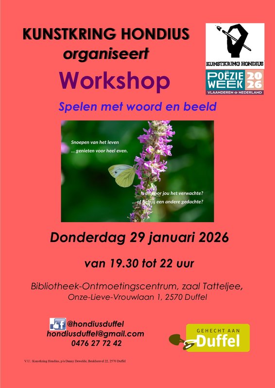 Workshops Spelen woord beeld