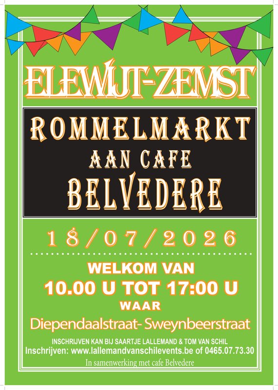  Rommelmarkt Elewijt -Zemst