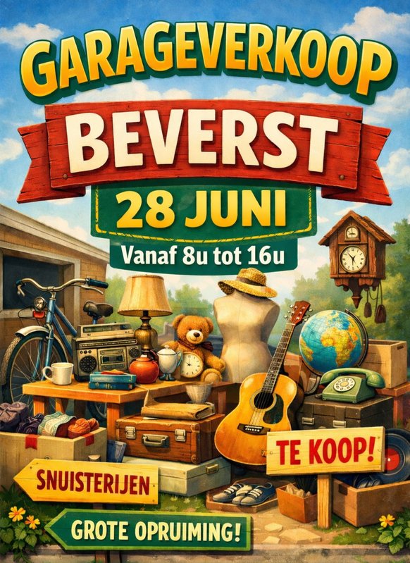  Garageverkoop doorheen heel beverst