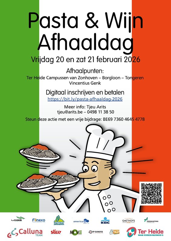 Ontspanning Pasta & Wijn Afhaaldag