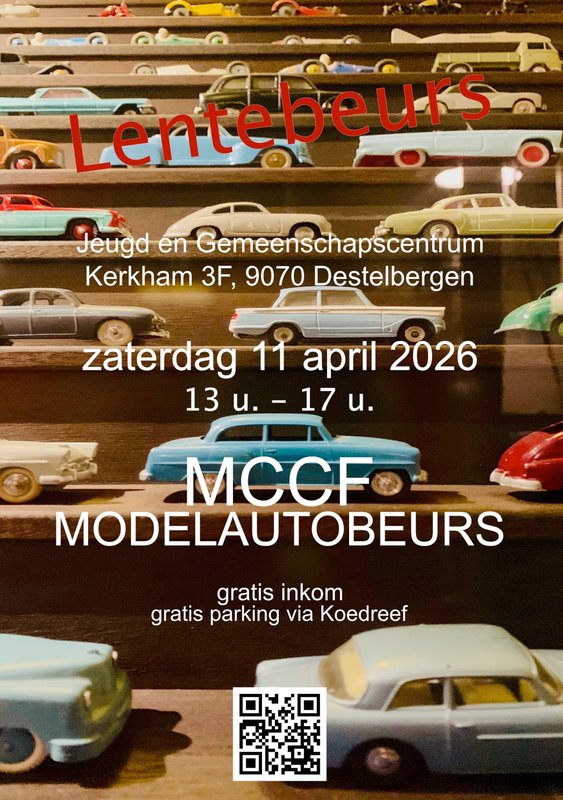 Ontspanning Mccf modelautobeurs