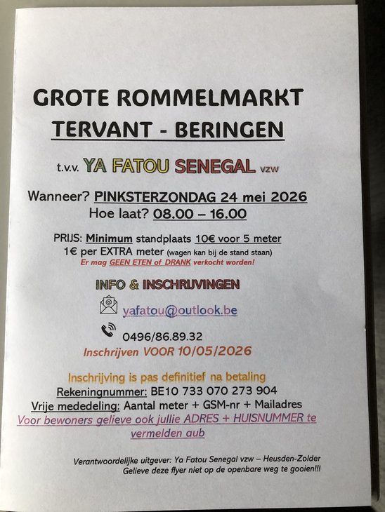  Pinkster rommelmarkt
