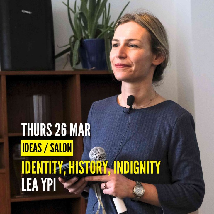 Voordrachten Identity, History, Indignity | Salon Talk with Ypi