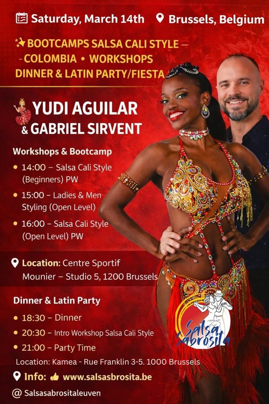 Workshops Salsa Colombia bootcamp with Yudi Aguilar & Gabriel Sirvent