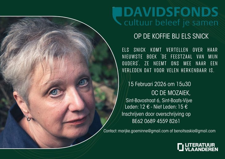 Voordrachten Op koffie Els Snick