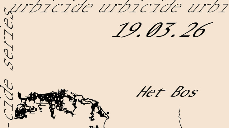 Voordrachten -cide series gespreksavond: urbicide