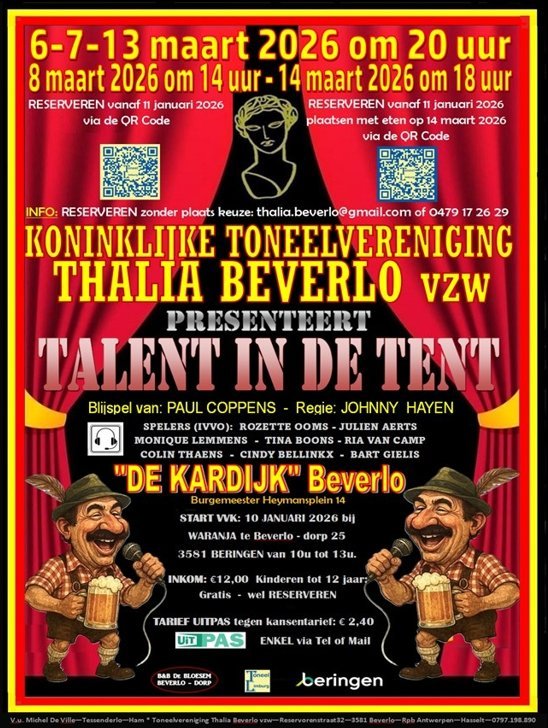 Voorstellingen Talent de tent