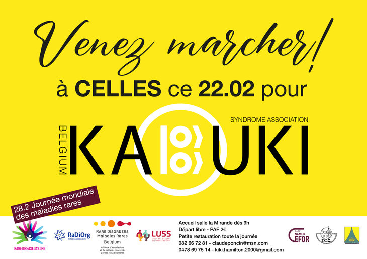 Ontspanning Wandeling voor Kabuki-syndroom 12de editie