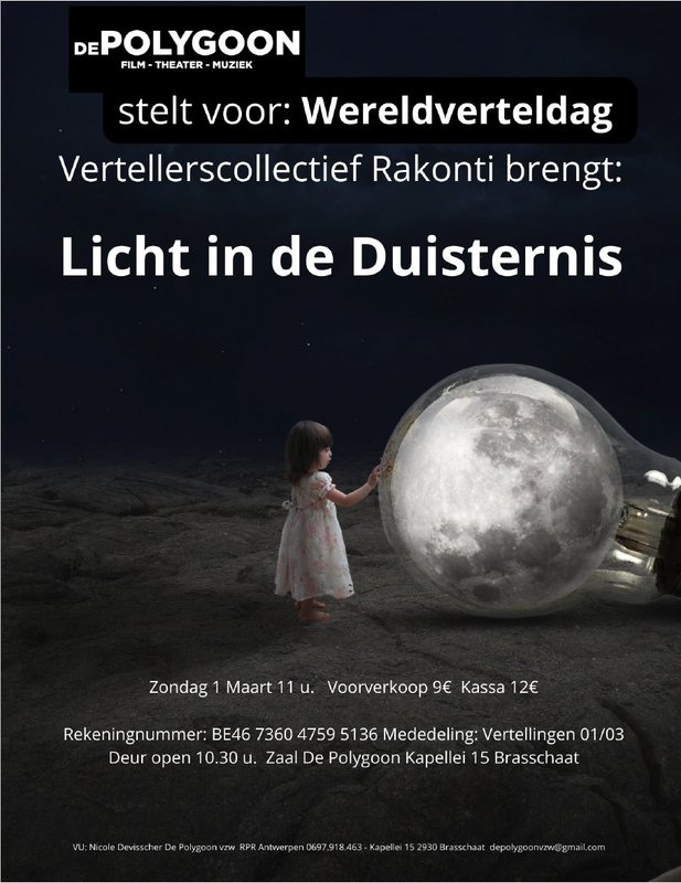 Voorstellingen Wereldverteldag  Licht de duisternis