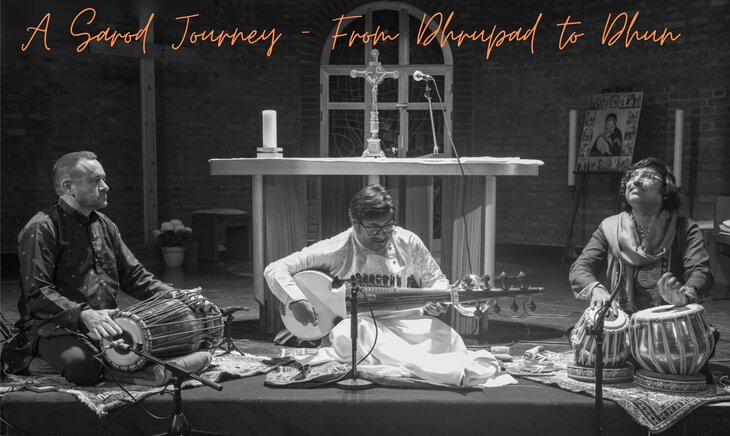Concerten Indian Sarod From Dhrupad Dhun: Paramparā Trio