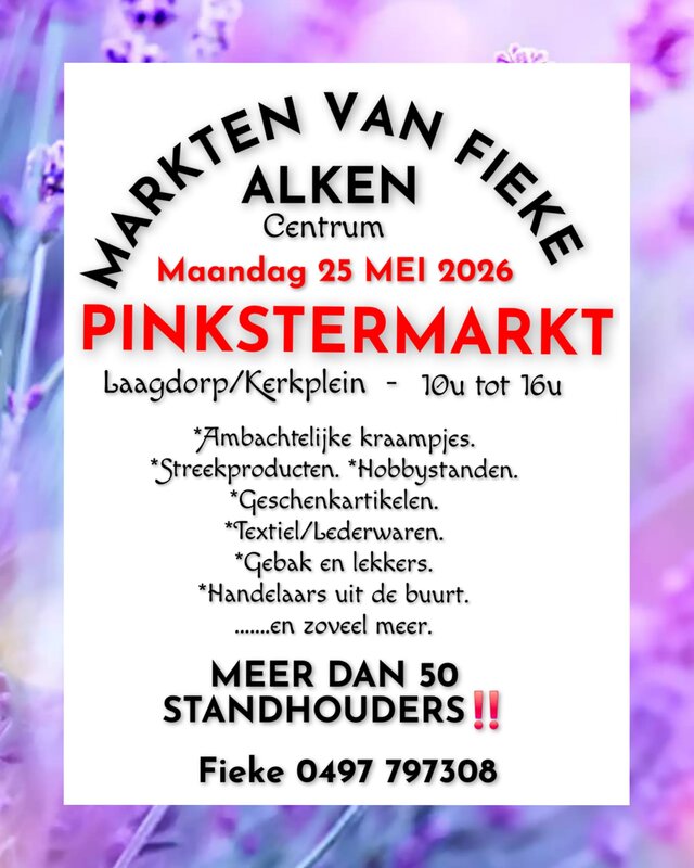 Ontspanning Pinkstermarkt