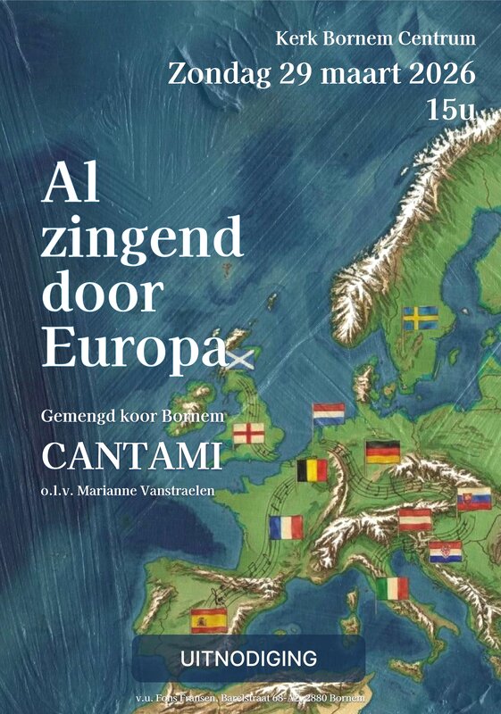 Concerten Al zingend door Europa