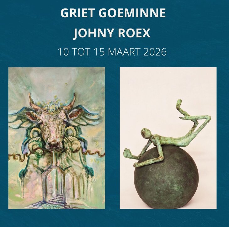 Tentoonstellingen Duo tentoonstelling Griet Goeminne Johny Roex Nobody&Friends