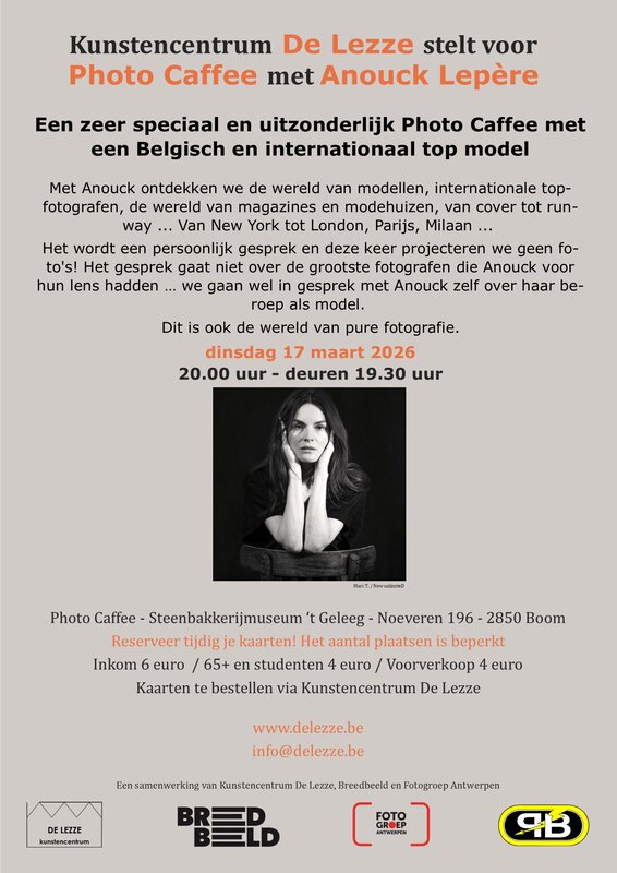 Voordrachten Photo Caffee Anouck Lepère