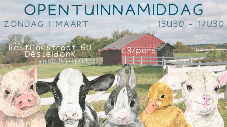 Ontspanning Opentuinnamiddag