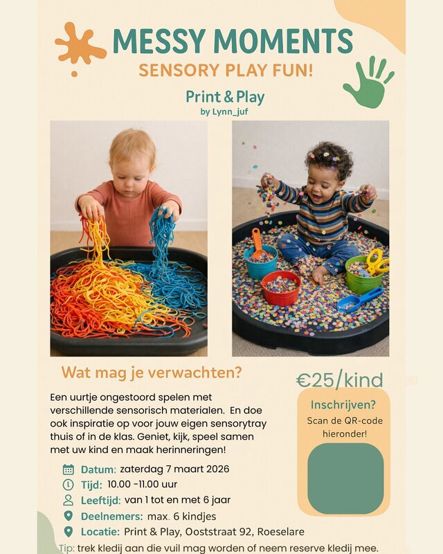 Workshops Messy Moments Carnaval