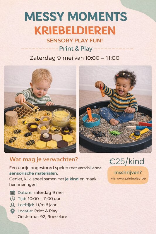 Workshops Messy Moments kriebeldieren