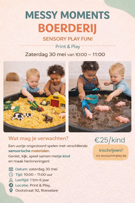 Workshops Messy Moments Boerderij