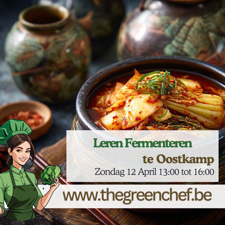 Workshops Leren Fermenteren Kimchi & Meer Vegan & Glutenvrij