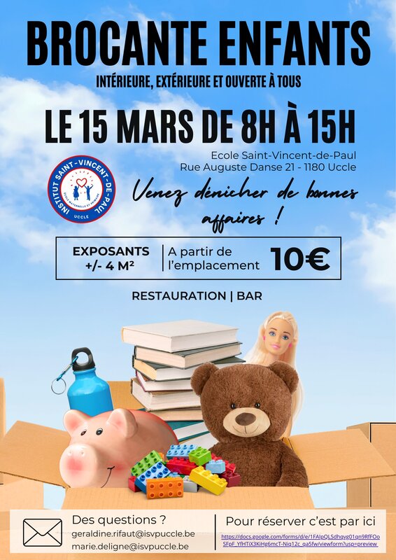 Ontspanning Kinderrommelmarkt Uccle