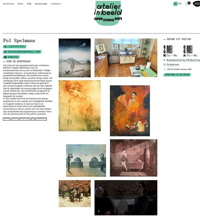 Tentoonstellingen Open Atelier