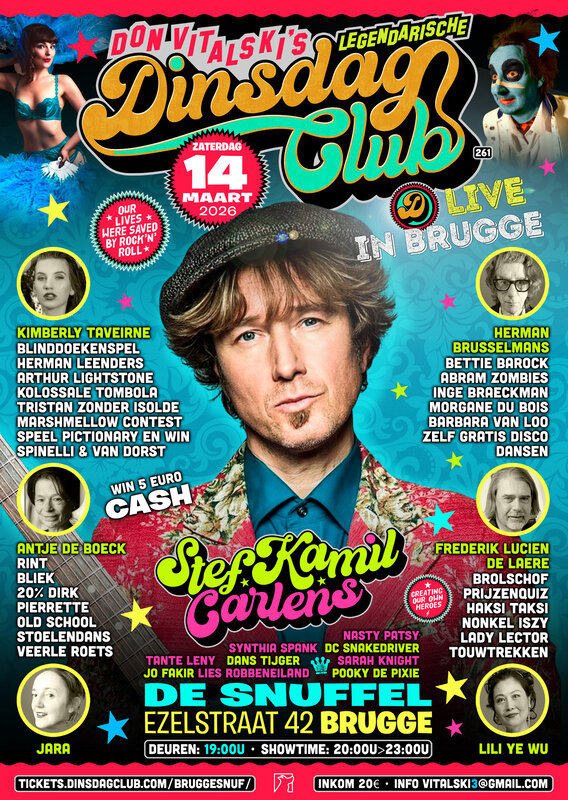 Voorstellingen Don Vitalski s legendarische Dinsdagclub