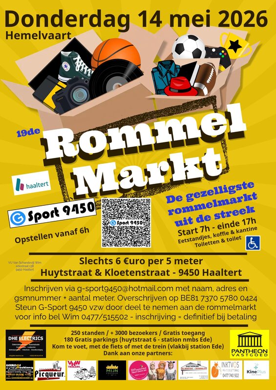  De gezelligste rommelmarkt de Denderstreek