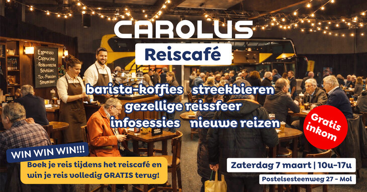 Ontspanning Carolus Reiscafé - Vakantie Inspiratie