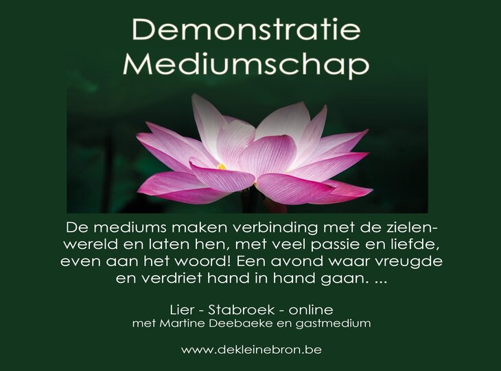 Workshops Online Demonstratie-avond Mediumschap